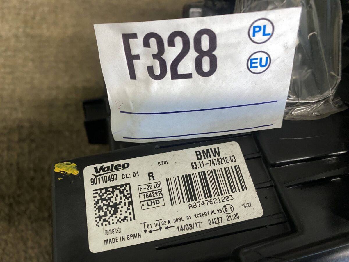 BMW Series 4 F32 F33 2018 7476212 F328 A8747621203 Far 90110497