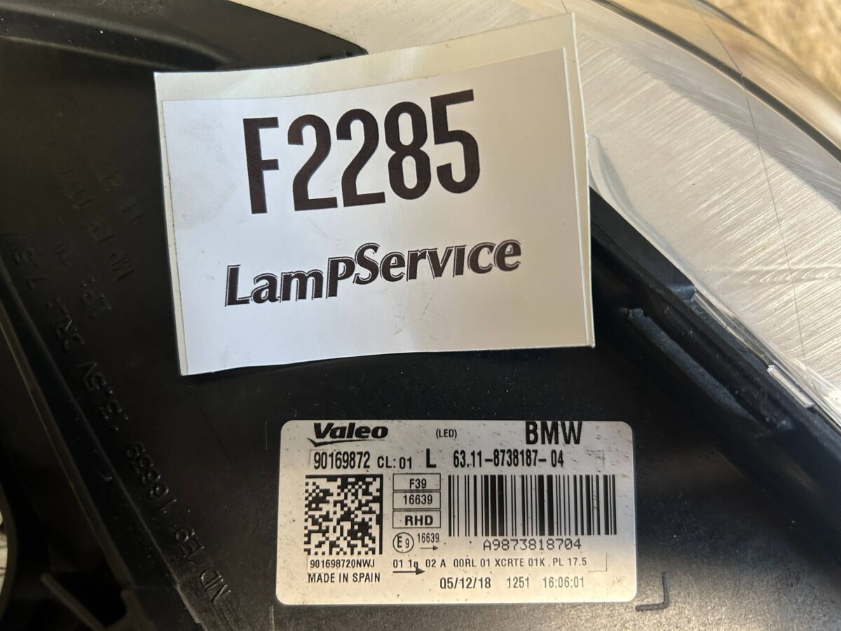 BMW X2 F39 2022 8738187 F2285 A9873818704 Far 90169872