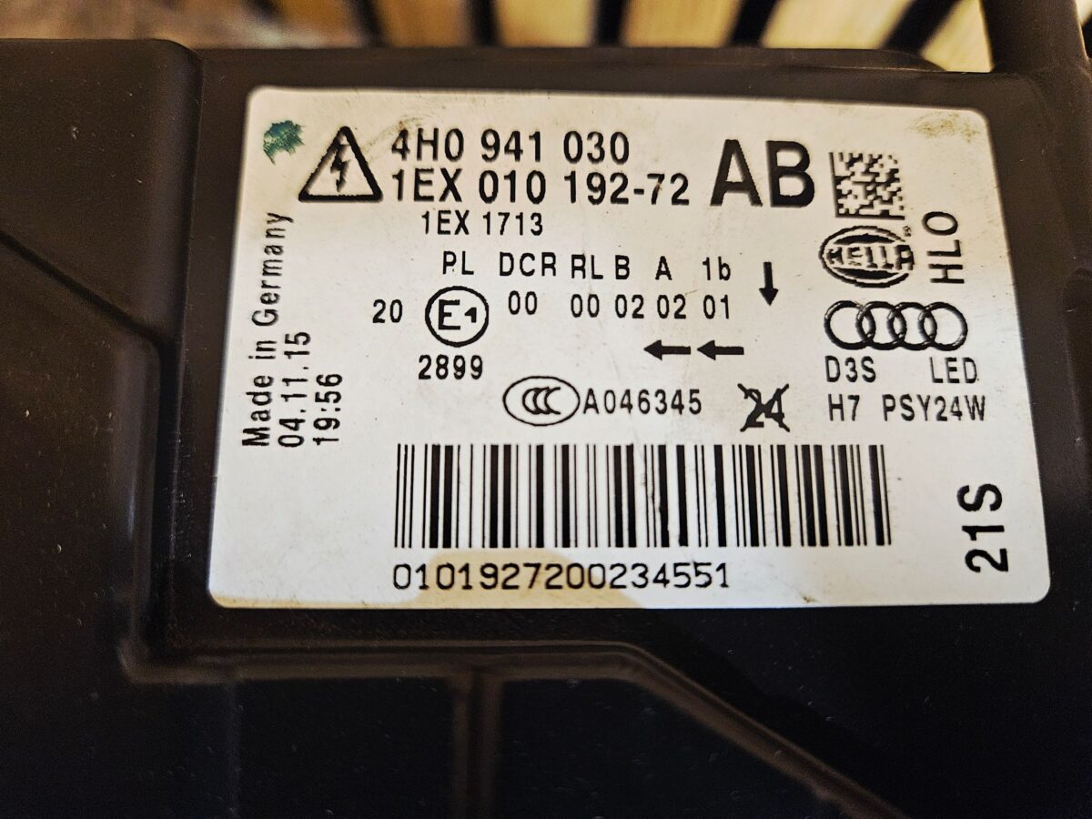 Faruri Dreapta Audi A8, S8 D4 4H 2012 4H0941030AB A8 F353