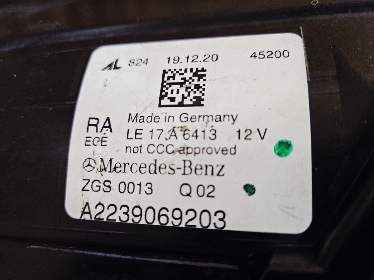 Faruri Dreapta Mercedes S, AMG S W223 2020 A2239069203 F3116