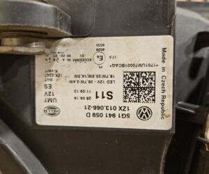 Faruri Stânga Volkswagen Golf VII 2018 5G1941059D 1ZX01306621 F2876