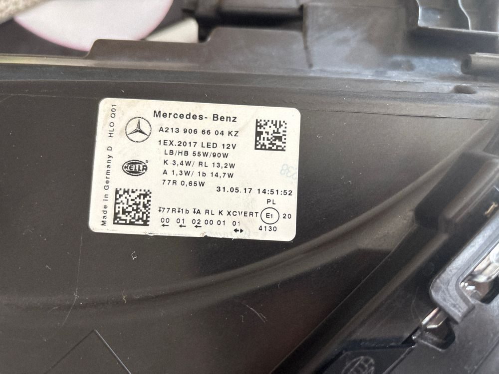 Faruri Mercedes E, AMG E 2016 A2139066604