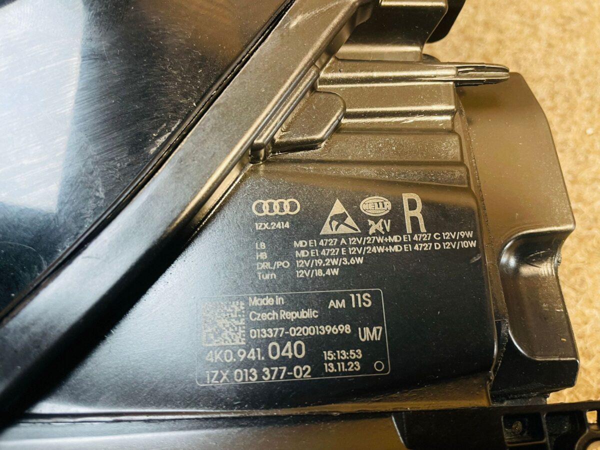 Faruri Audi A6, S6 C8 4K 2020 4K0941040 A6 F3337