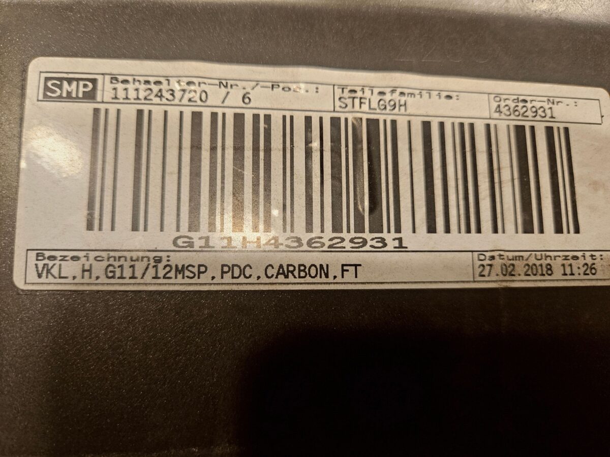 Bara spate BMW Series 7 G11 G12 2017 BS614 8061147