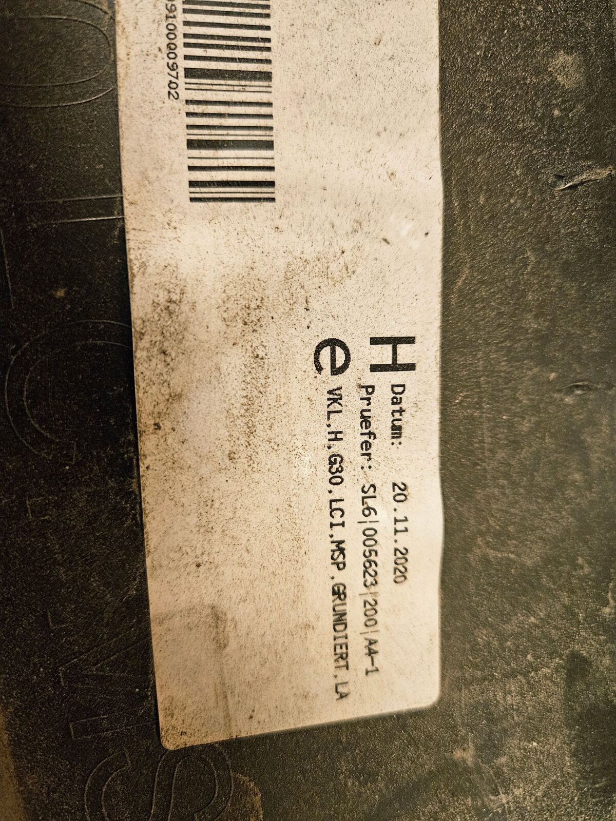 Bara spate BMW Series 5 G30 G31 G38 2021 BS573