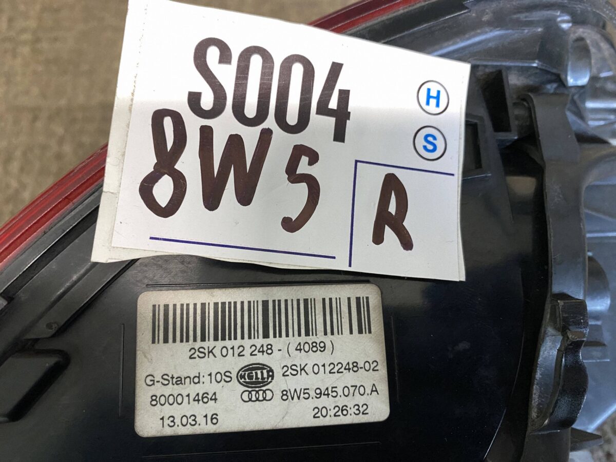 Stopuri Audi A4, S4 B9 2018 S004 A4 8W5945070A