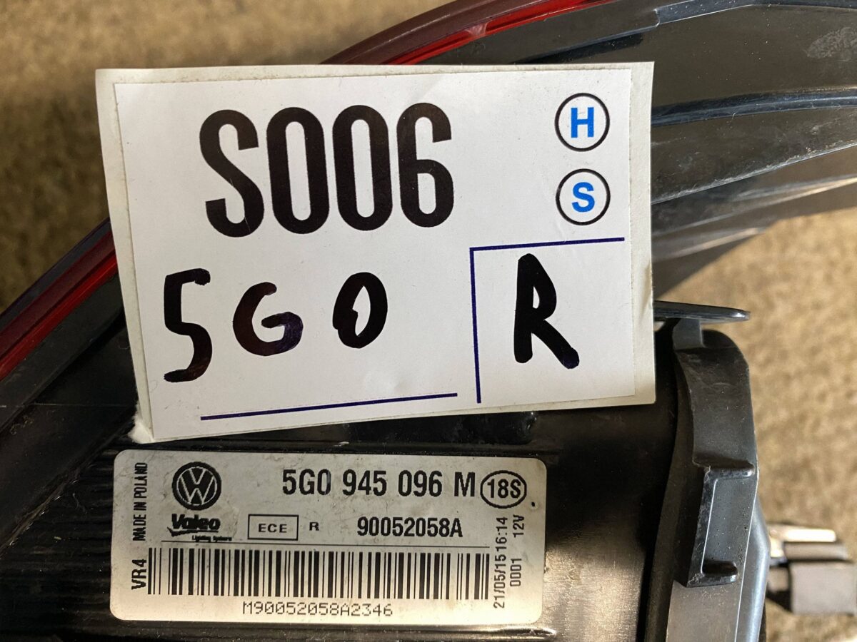 Stopuri Volkswagen Golf VII 2019 S006 5G0945096M