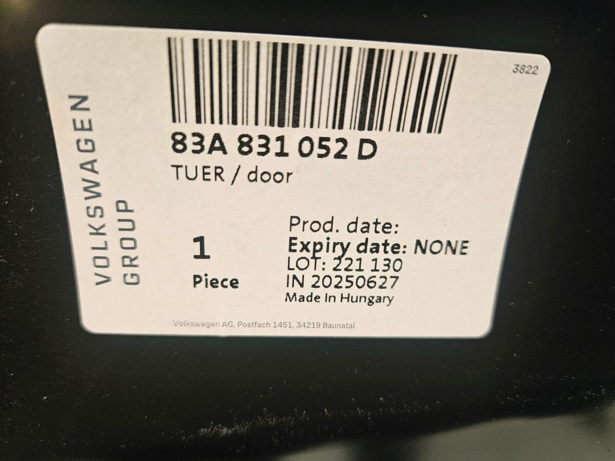 Usa fata Dreapta Audi Q3 F3 2018 83A831052D U276 BSH6536
