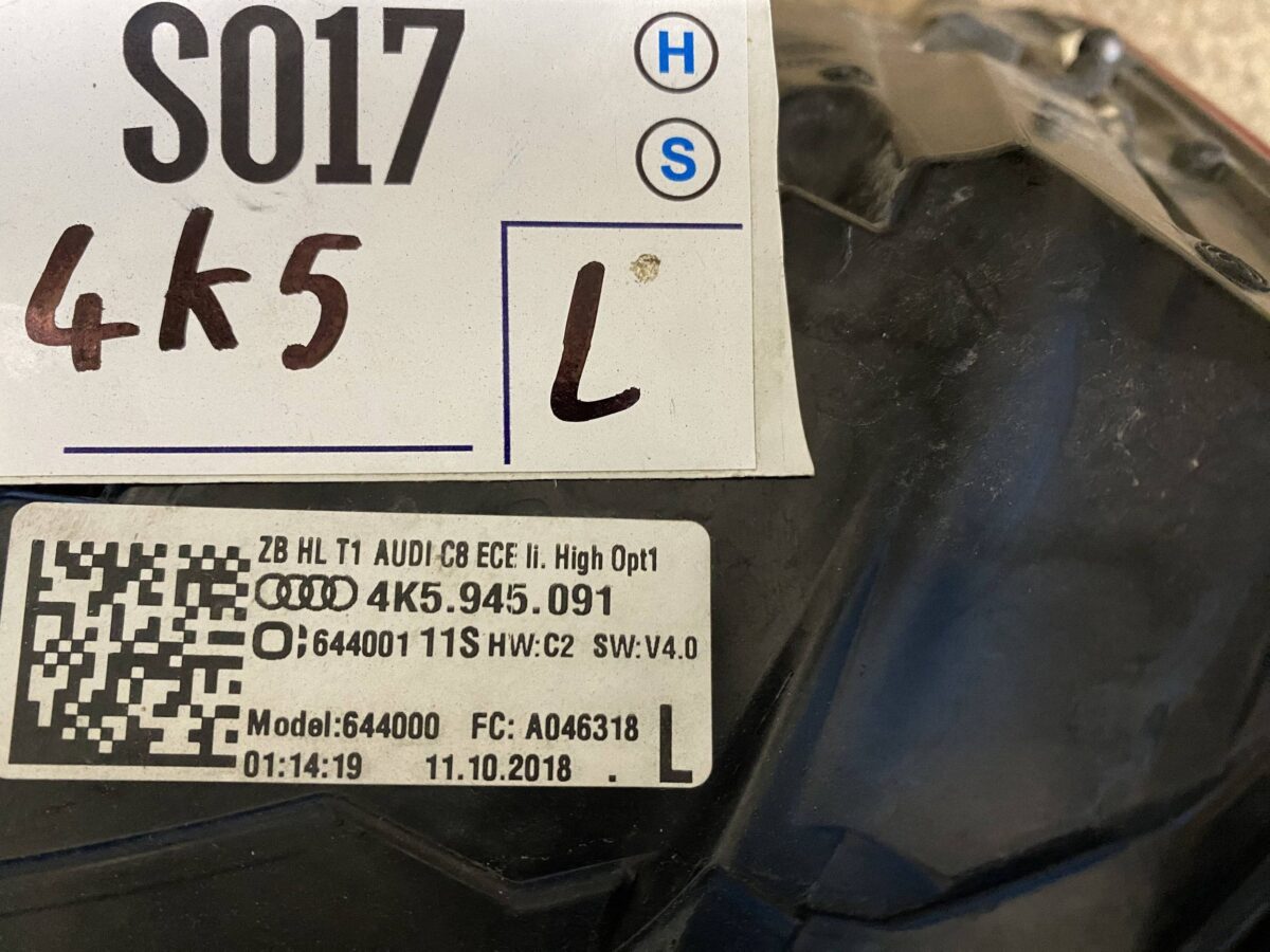 Stopuri Audi A6, S6 C8 4K 2024 S017 A6 4K5945091