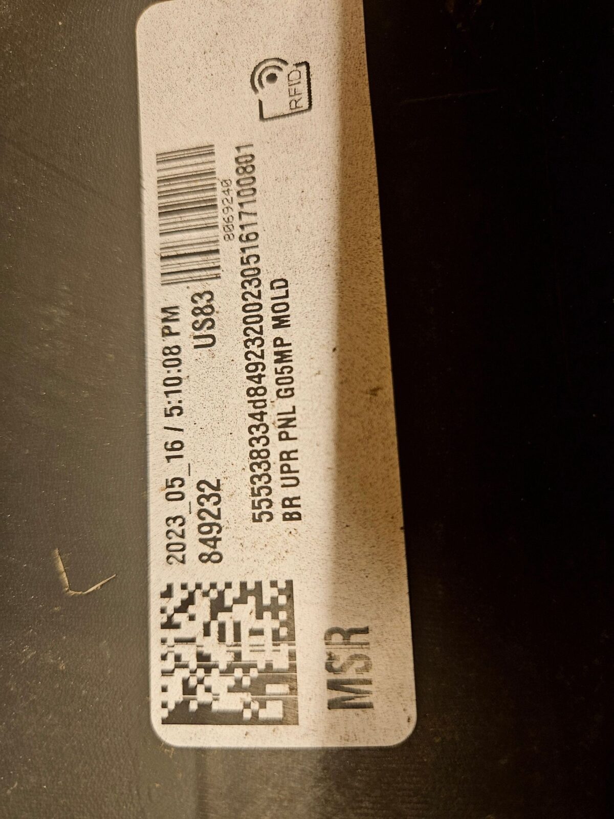 Bara spate BMW X5 G05 2025 849232 BS603