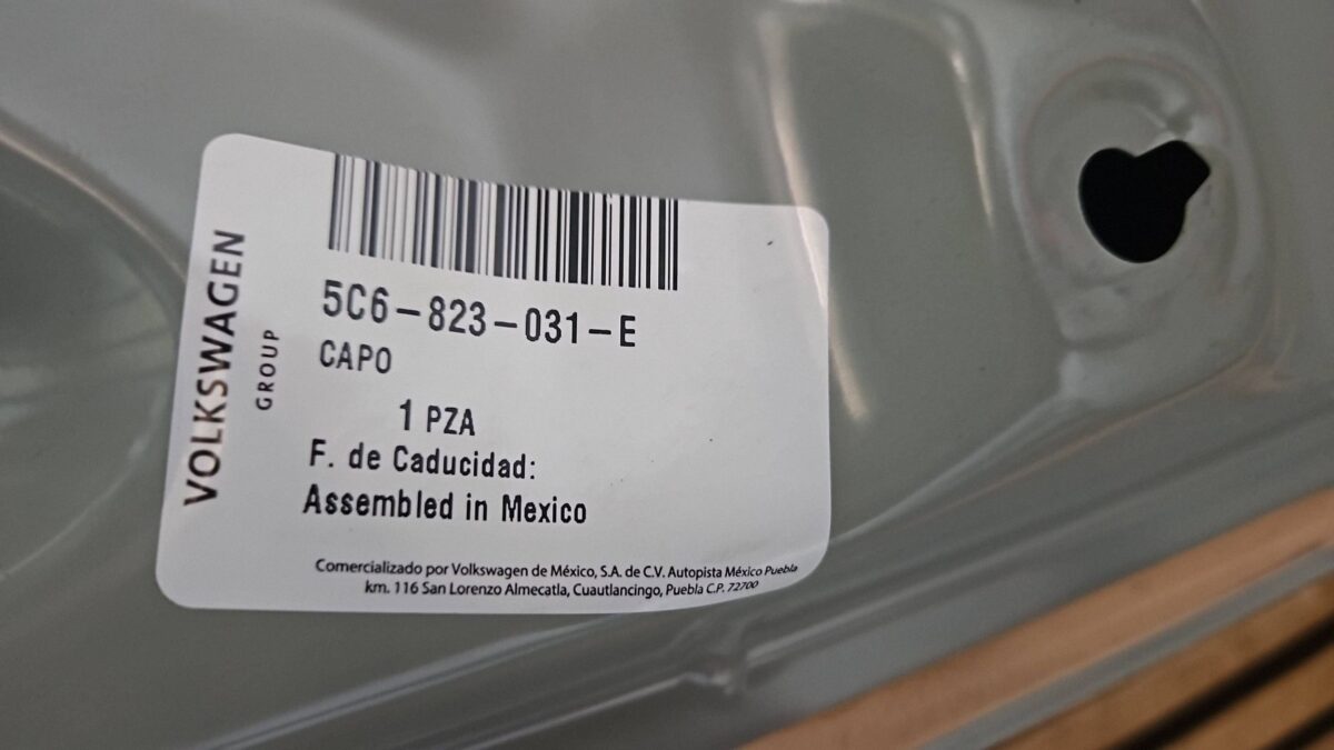 Capota Volkswagen Jetta VI 2016 C536 5C6823031B