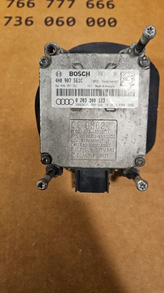 Detector radar Dreapta Audi A8, S8 D4 4H 2016 4H0907561C A8 0203300123