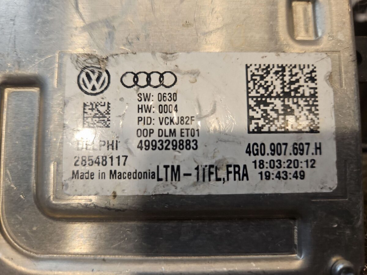 Balast Xenon Audi A3, S3 8V 2014 A3 4G0907697H