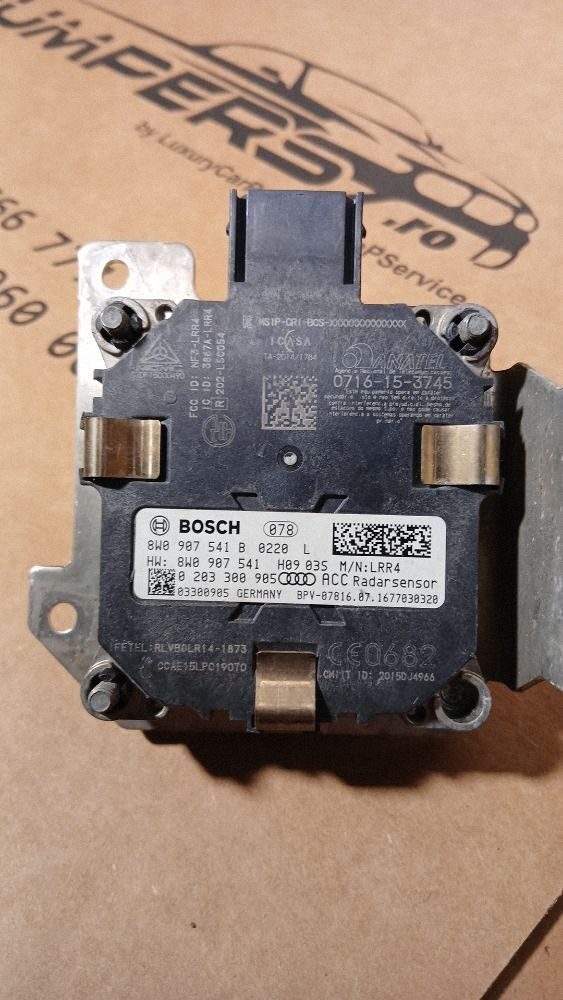 Detector radar Audi A4, S4 B9 2015 A4 8W0907541B