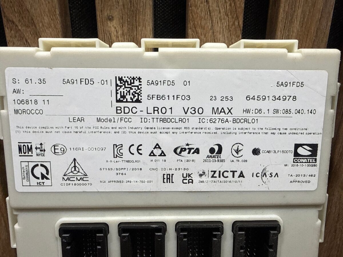 Calculator ECU BMW X5 F15 2015 5A91FD5