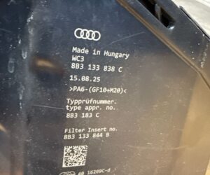 Carcasa filtru aer Audi A5, S5 2025 8B3133838C 8B3183C 8R3133838C A5