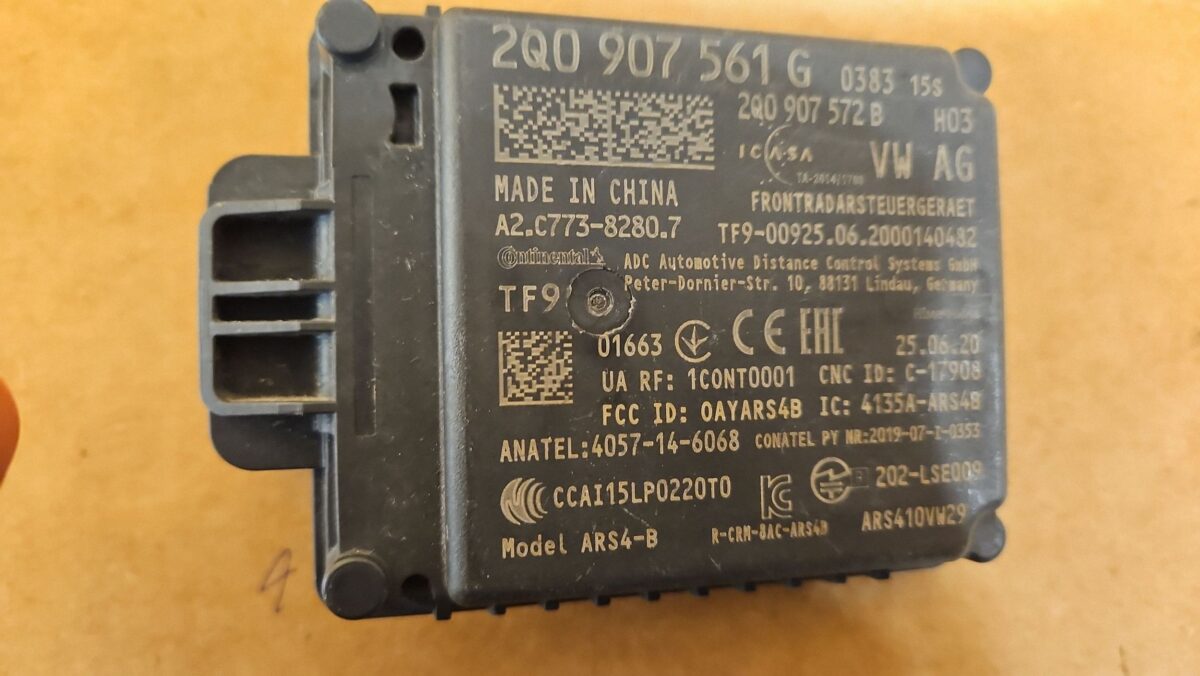 Detector radar Volkswagen T-Roc 2018 2Q0907561G