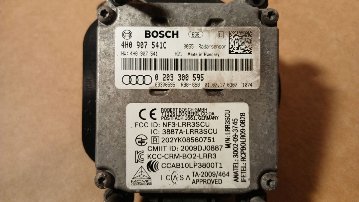 Detector radar Audi A8, S8 D4 4H 2016 4H0907541C 4H0907541 A8