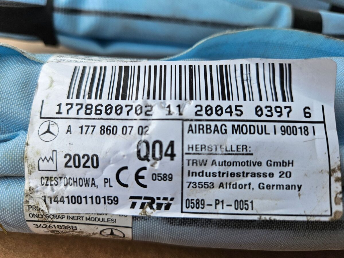Airbag Dreapta Mercedes A W177 2018 A177860070
