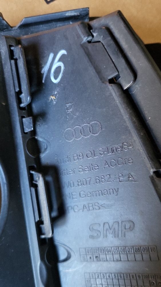 Grila bara Audi A4, S4 B9 2018 A4 8W0807682B