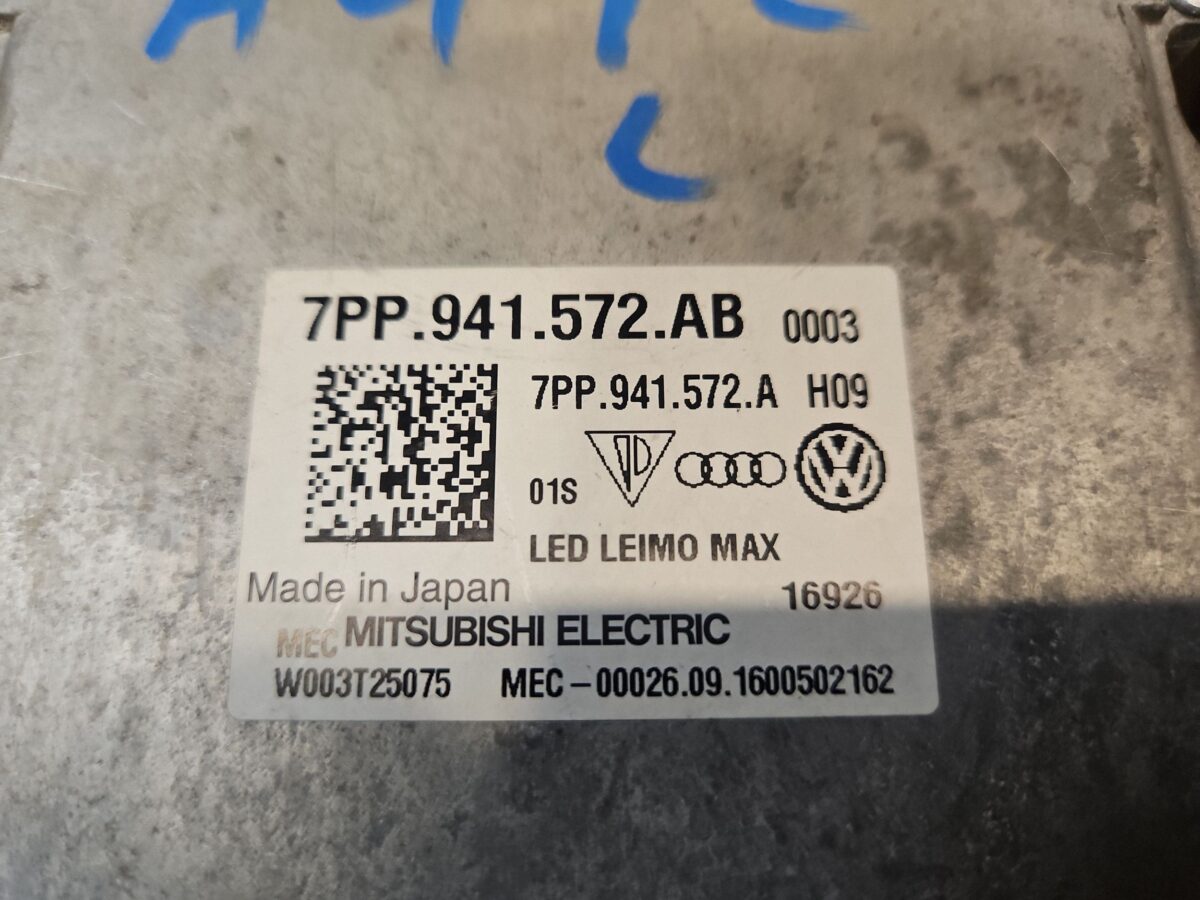 Balast Xenon Audi A4, S4 B9 8W 2022 A4 7PP941572AB