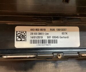 Grila Centru Audi A6, S6 C8 4K 2020 4K0853651B 13013237 A6