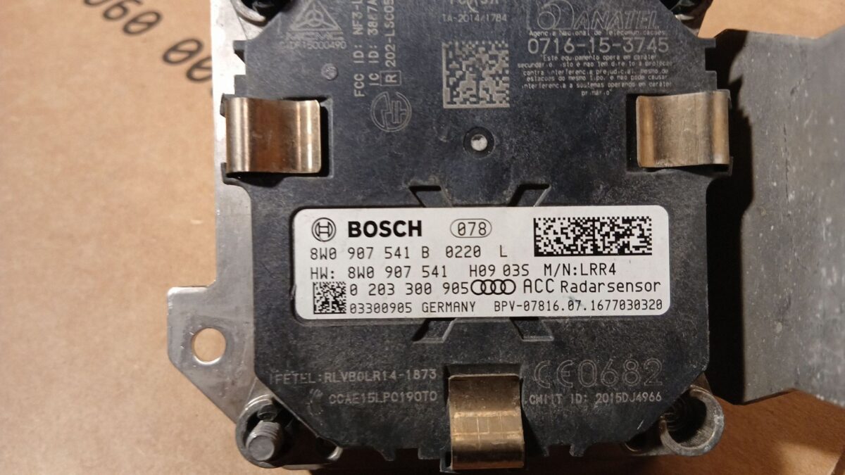 Detector radar Audi A4, S4 B9 2015 A4 8W0907541B